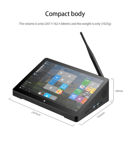 PiPO X10 Note 10.8 Inch TV Box Intel Z8350 4GB 64GB Windows 10 Mini PC Support Capacitive Stylus